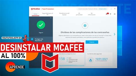 desinstalar mcafee por completo.